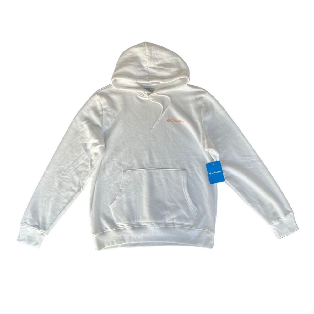 New Columbia White Hoodie - Classic Streetwear